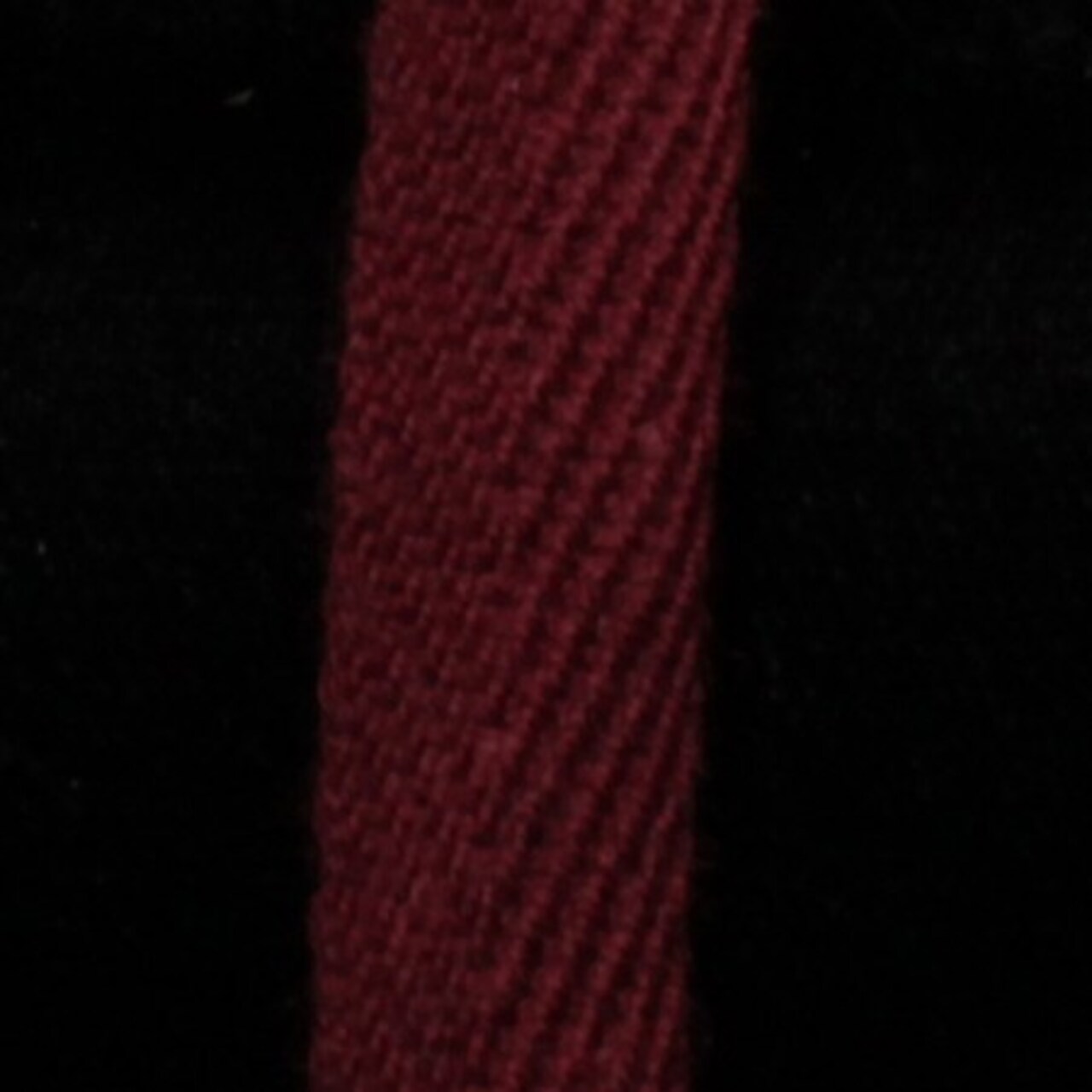 The Ribbon People Burgundy Natural Cotton Twill Craft Ribbon 9.5mm x 120 Yards